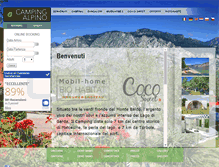 Tablet Screenshot of campingalpino.com